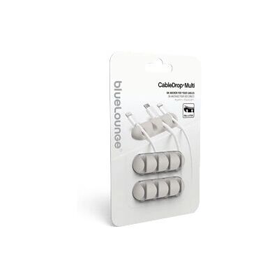 Bluelounge CableDrop Multi Blanco - Sujetacables para Escritorio Bluelounge CableDrop Multi Blanco - Sujetacables para Escritorio