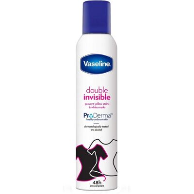 Vaseline Double Invisible Antiperspirant - Protection contre la transpiration et les odeurs Vaseline Double Invisible Antiperspirant - Protection contre la transpiration et les odeurs