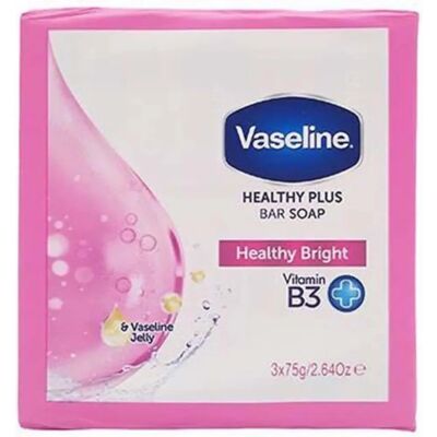 Sabonete Vaseline Brilhante Saudável com Vitamina B3 - Kit com 12 Barras Sabonete Vaseline Brilhante Saudável com Vitamina B3 - Kit com 12 Barras