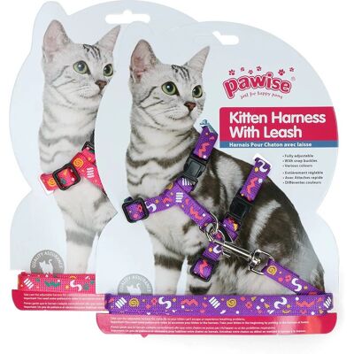 Hofman Animal Care PAWI28002 Imbracatura cane/gatto - Rosa, Viola Hofman Animal Care PAWI28002 Imbracatura cane/gatto - Rosa, Viola