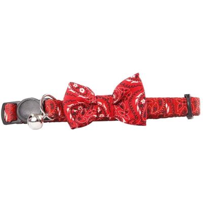 Collare per Gatti Pawise con Fiocco Rosso - Collari Collare per Gatti Pawise con Fiocco Rosso - Collari