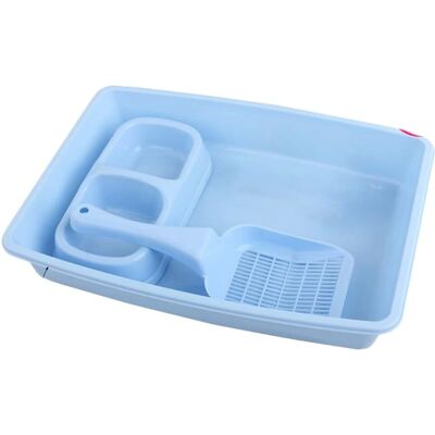 Kit di Avviamento per Gatti Pawise - Blu - Lettiera e Paletta Kit di Avviamento per Gatti Pawise - Blu - Lettiera e Paletta