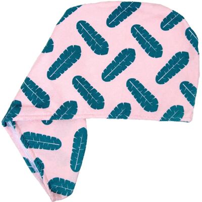 Coco & Eve Mikrofaser Haarhandtuch Blattmuster - Haarhandtuch Coco & Eve Mikrofaser Haarhandtuch Blattmuster - Haarhandtuch