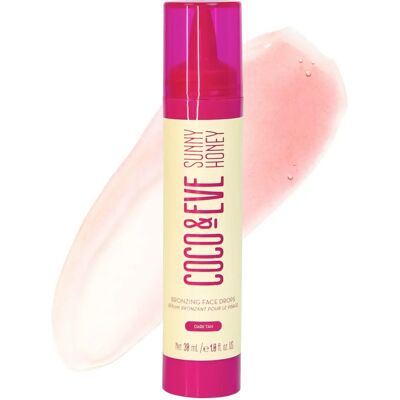 Coco & Eve Sunny Honey Gouttes Bronzantes pour le Visage Éclat Moyen - Bronzage Foncé 30 ml - Publicité Coco & Eve Sunny Honey Gouttes Bronzantes pour le Visage Éclat Moyen - Bronzage Foncé 30 ml - Publicité