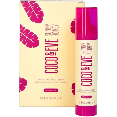 Coco & Eve Sunny Honey Bronzing Face Drops - Éclat Moyen (30ml) - Publicité Coco & Eve Sunny Honey Bronzing Face Drops - Éclat Moyen (30ml) - Publicité