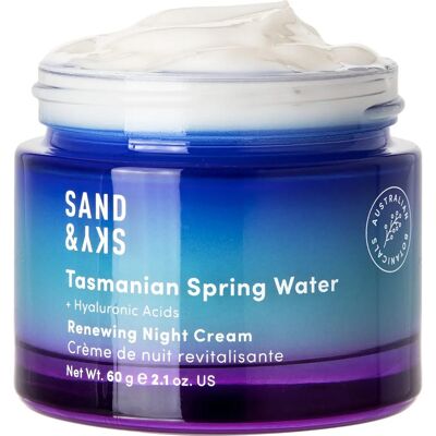 Sand & Sky Tasmanian Spring Water Nachtcreme - Feuchtigkeit & Erneuerung Sand & Sky Tasmanian Spring Water Nachtcreme - Feuchtigkeit & Erneuerung