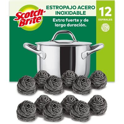 Écouvillon en acier inoxydable Scotch-Brite - Outil de nettoyage Écouvillon en acier inoxydable Scotch-Brite - Outil de nettoyage