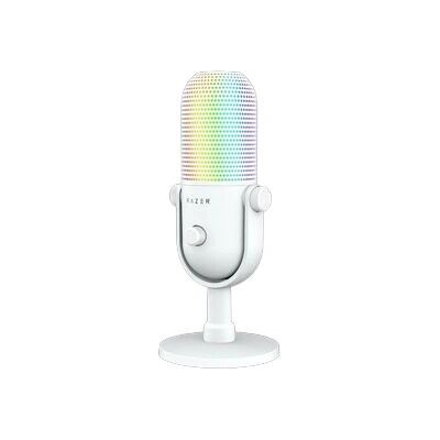 Razer Seiren V3 Chroma Fehér PC mikrofon - Magas minőségű USB mikrofon streaminghez Razer Seiren V3 Chroma Fehér PC mikrofon - Magas minőségű USB mikrofon streaminghez