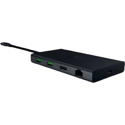 Razer RC21-02250100-R3M1 Dock - Zwart - 4K, 11 Poorten Razer RC21-02250100-R3M1 Dock - Zwart - 4K, 11 Poorten