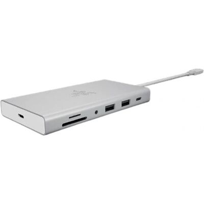 Razer USB-C Dock - Mercury Edition - 11 Ports - Aluminium - Dockingstation Razer USB-C Dock - Mercury Edition - 11 Ports - Aluminium - Dockingstation
