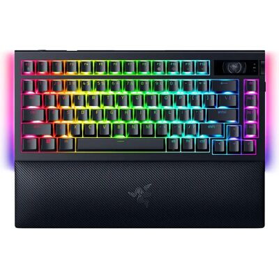Razer Blackwidow V4 Pro - Clavier de jeu - 75% - Sans fil 4K Hz - Noir Razer Blackwidow V4 Pro - Clavier de jeu - 75% - Sans fil 4K Hz - Noir