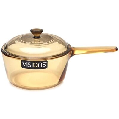 Cazuela de vidrio Amber 1L - Olla de cocina Cazuela de vidrio Amber 1L - Olla de cocina