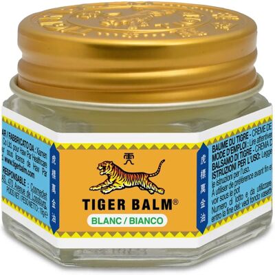 Tiger Balm Blanc 19g - Baume Chinois Apaisant pour Maux de Tête et Muscles - Publicité Tiger Balm Blanc 19g - Baume Chinois Apaisant pour Maux de Tête et Muscles - Publicité