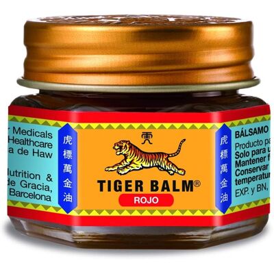 Pommade de soulagement de la douleur rouge Tiger Balm 19g - Soulagement musculaire et insectes - Publicité Pommade de soulagement de la douleur rouge Tiger Balm 19g - Soulagement musculaire et insectes - Publicité