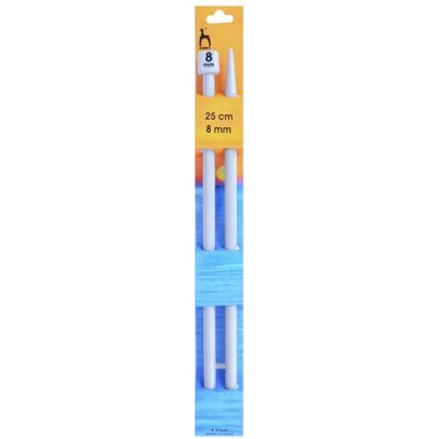 Aiguilles à tricoter Prym Pony - 8mm x 25cm Aiguilles à tricoter Prym Pony - 8mm x 25cm
