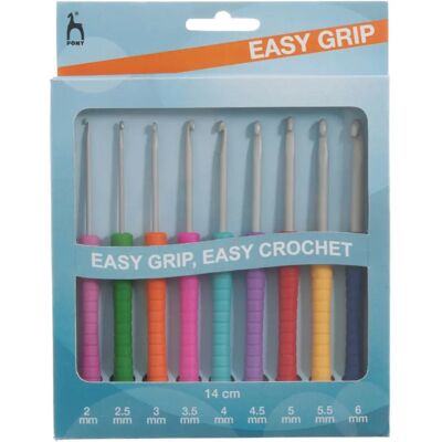 Pony P39810 Easy Grip Crochet Hook Set - Crochet Tool Kit Pony P39810 Easy Grip Crochet Hook Set - Crochet Tool Kit