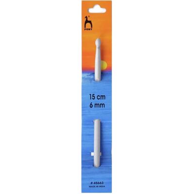 Pony 6 mm Multi-Colour Crochet Hook - Crochet Hook Pony 6 mm Multi-Colour Crochet Hook - Crochet Hook