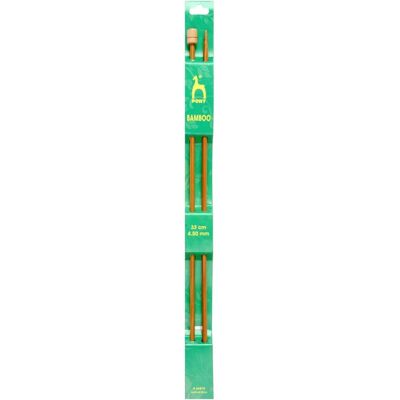 Pony 33cm Bamboo Knitting Needles - Pack of 2 Pony 33cm Bamboo Knitting Needles - Pack of 2