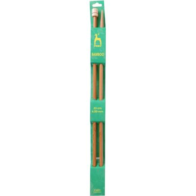 Pony 33cm Bamboo Knitting Needles - Pack of 2, Assorted Widths Pony 33cm Bamboo Knitting Needles - Pack of 2, Assorted Widths