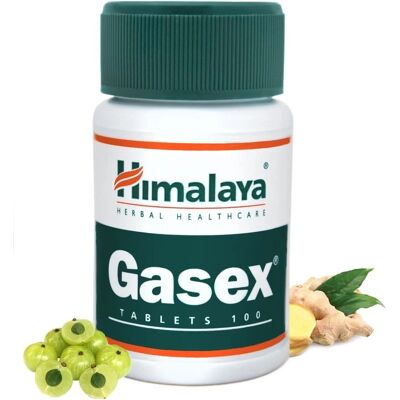Himalaya Herbals Gasex - Verdauungsbeschwerden - 100 Tabletten Himalaya Herbals Gasex - Verdauungsbeschwerden - 100 Tabletten