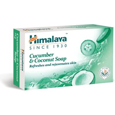 Savon Rafraîchissant au Concombre Himalaya Herbals - Savon - Publicité Savon Rafraîchissant au Concombre Himalaya Herbals - Savon - Publicité