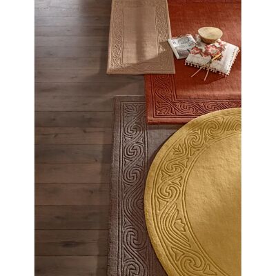 HEINE HOME Gelber Wollteppich - Rechteckig, 160x230cm - Hochflor-Teppich HEINE HOME Gelber Wollteppich - Rechteckig, 160x230cm - Hochflor-Teppich