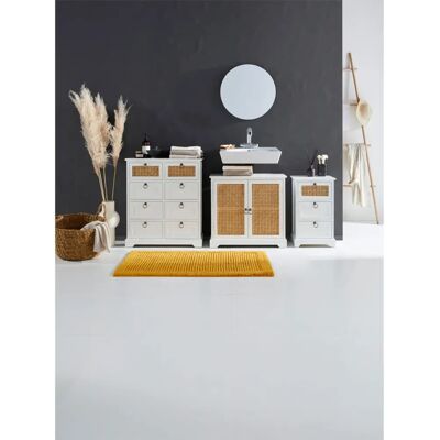 Helline Home - Recycled Cotton Badmat - Mosterdgeel - Badmat Helline Home - Recycled Cotton Badmat - Mosterdgeel - Badmat