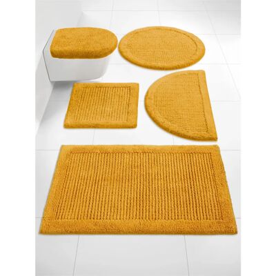 Helline Home - Recycelte Baumwoll-Badvorlage - Senfgelb - Badvorlage Helline Home - Recycelte Baumwoll-Badvorlage - Senfgelb - Badvorlage