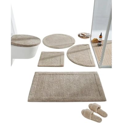 HEINE HOME Schwere Baumwoll-Badematte - Rechteckig, Taupe - Badematten HEINE HOME Schwere Baumwoll-Badematte - Rechteckig, Taupe - Badematten