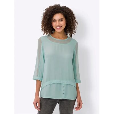 HEINE 36 Grüne Lagenbluse - Bluse HEINE 36 Grüne Lagenbluse - Bluse