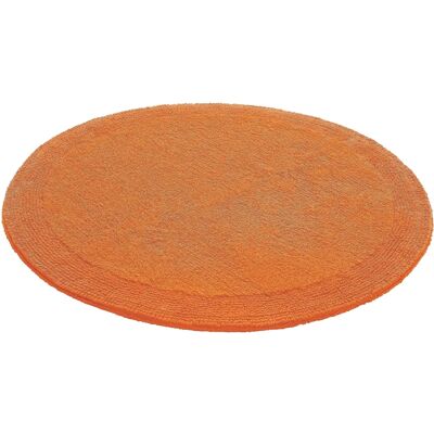 MY HOME Kapra - Runder orangener Badematte - 80cm MY HOME Kapra - Runder orangener Badematte - 80cm