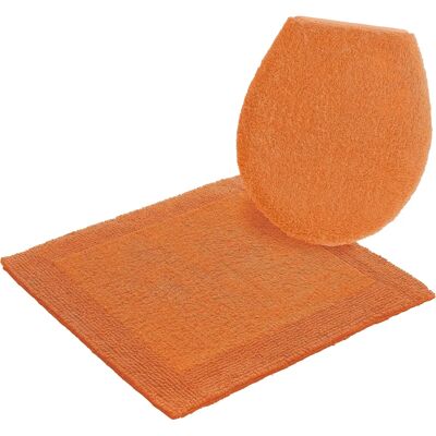 MY HOME Orange Baumwoll Badematte - Badvorleger MY HOME Orange Baumwoll Badematte - Badvorleger