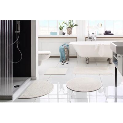 MY HOME Dalia Beigefarbene Baumwoll-Badematte - 2er-Set MY HOME Dalia Beigefarbene Baumwoll-Badematte - 2er-Set
