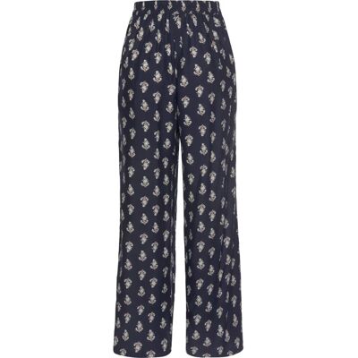 Vivance Blaue Bedruckte Palazzohose - Palazzohose Vivance Blaue Bedruckte Palazzohose - Palazzohose