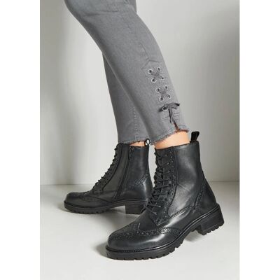 LASCANA Model 38 Læder Ankelstøvler - Boots LASCANA Model 38 Læder Ankelstøvler - Boots