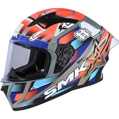 Casco Moto SMK Stellar - Resistente agli urti, Pinlock 70, Leggero Casco Moto SMK Stellar - Resistente agli urti, Pinlock 70, Leggero