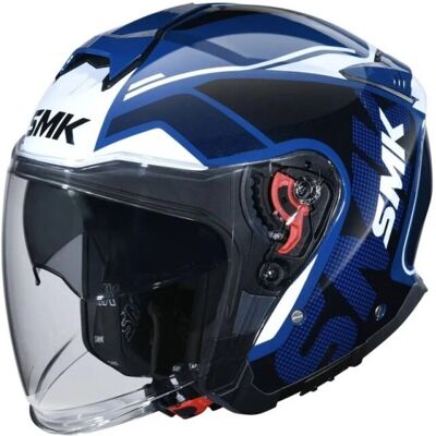 SMK GTJ Tourer Blu Bianco L - Casco SMK GTJ Tourer Blu Bianco L - Casco