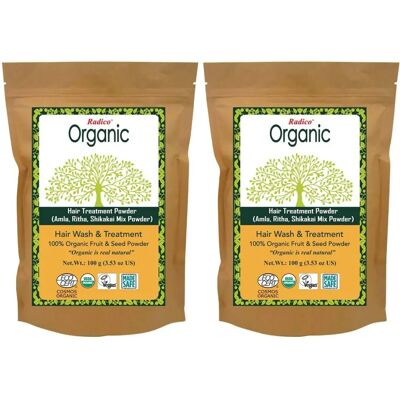 Poudre Capillaire Bio Radico - Amla Reetha Shikakai - Purifie et Renforce - Publicité Poudre Capillaire Bio Radico - Amla Reetha Shikakai - Purifie et Renforce - Publicité
