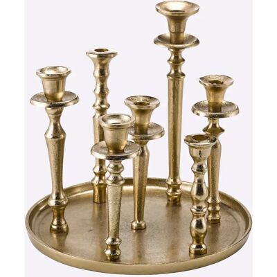 HEINE HOME Kerzenhalter - gold - 32cm hoch, 33,5cm Durchmesser - Kerzenhalter HEINE HOME Kerzenhalter - gold - 32cm hoch, 33,5cm Durchmesser - Kerzenhalter