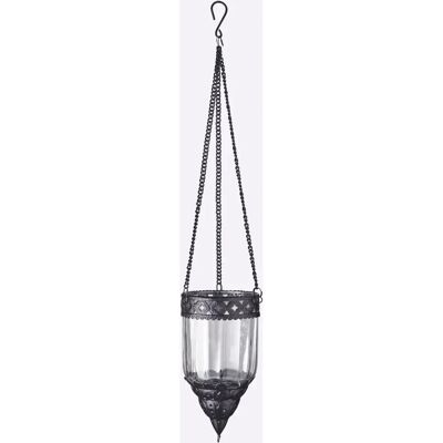 Helline Home NOIR 0 - color Zwart - material Glas en aluminium - Hanglamp Helline Home NOIR 0 - color Zwart - material Glas en aluminium - Hanglamp