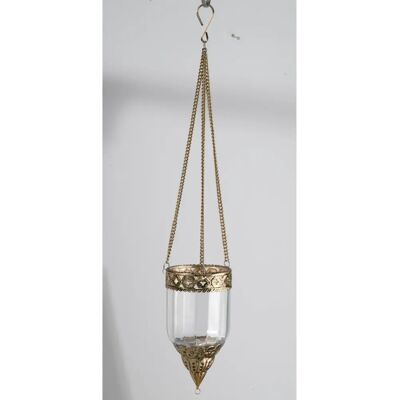 Helline Home Antiek Gouden Glazen Hanglamp - Hanglamp Helline Home Antiek Gouden Glazen Hanglamp - Hanglamp