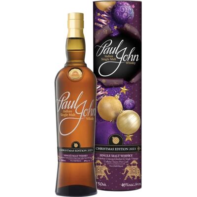 Paul John Édition Noël 2023 - Whisky Single Malt Indien - Publicité Paul John Édition Noël 2023 - Whisky Single Malt Indien - Publicité