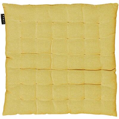 Linum Sennepsgul 40x40cm Sitzpute - Sittepute Linum Sennepsgul 40x40cm Sitzpute - Sittepute