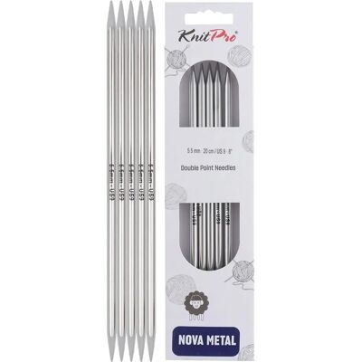 Aiguilles à Double Pointe KnitPro Nova - 20cm Aiguilles à Double Pointe KnitPro Nova - 20cm
