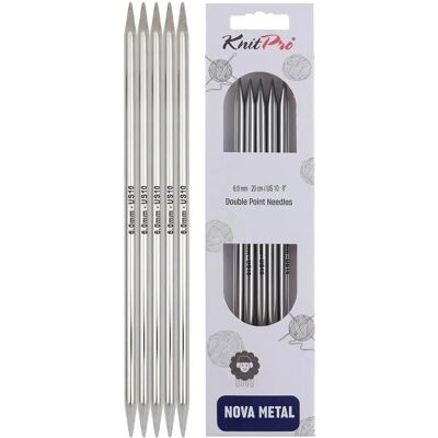 Aghi a Doppia Punta KnitPro Nova 20cm - Ferri da Maglia Aghi a Doppia Punta KnitPro Nova 20cm - Ferri da Maglia