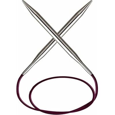 Aiguilles circulaires en métal Nova Nickel - 2mm, 80cm - Aiguilles à tricoter Aiguilles circulaires en métal Nova Nickel - 2mm, 80cm - Aiguilles à tricoter