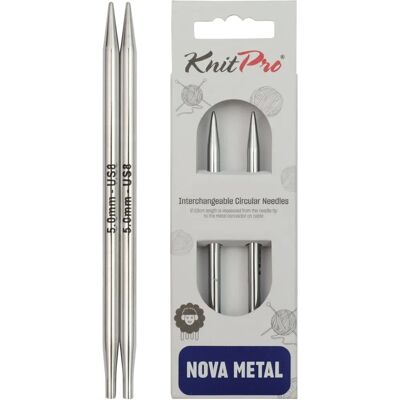 Knit Pro Nova Metaal Uitwisselbare Rondpinnen - 5mm - Brei Type Knit Pro Nova Metaal Uitwisselbare Rondpinnen - 5mm - Brei Type