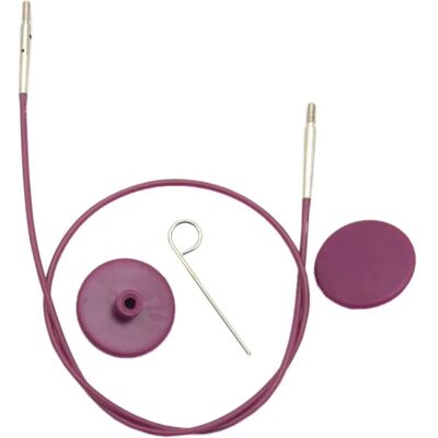 Cabos flexíveis para agulhas de tricô KnitPro - Vários comprimentos 40-150cm Cabos flexíveis para agulhas de tricô KnitPro - Vários comprimentos 40-150cm