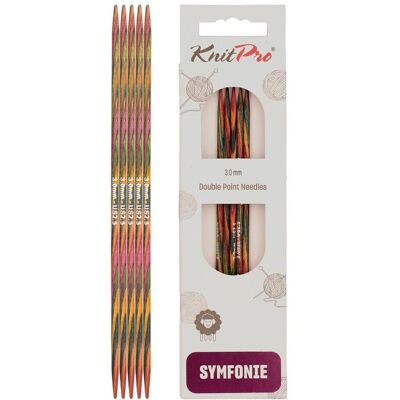 KnitPro Symfonie Agulhas de Ponta Dupla 15 cm - 3,0 mm (20105) KnitPro Symfonie Agulhas de Ponta Dupla 15 cm - 3,0 mm (20105)