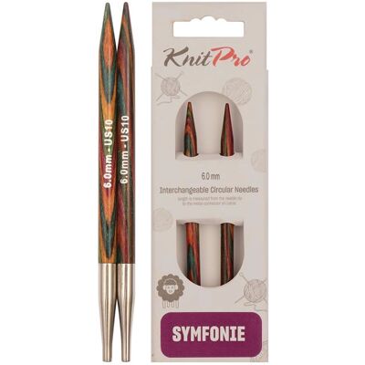KnitPro Symfonie Verwisselbare Rondbreinaalden Special 40 cm - 6,0 mm (20428) KnitPro Symfonie Verwisselbare Rondbreinaalden Special 40 cm - 6,0 mm (20428)